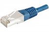 DEXLAN Cordon RJ45 CAT 6A F/UTP bleu - 5 m