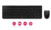 CHERRY ENSEMBLE CLAVIER SOURIS NOIR DW3000 SANS FIL 2.4GHZ RCP 0 +DEEE 0.20 EURO INCLUS